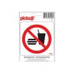 Pickup - Signo - 100 x 100 mm - autoadhesivo - vinilo