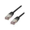 MCL Samar - câble réseau RJ45 CAT 5E F/UTP - 3 m - noir