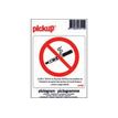 Pickup - Signo - vaping prohibited - 100 x 100 mm - autoadhesivo - vinilo