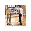 0043859739141-Fellowes Hana - Repose-pieds réglable en hauteur - facilement ajustable - blanc-Angle gauche-4