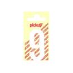 PICKUP LETTERING MONO Nobel - Etiqueta autoadhesiva - preimpreso: 9 - blanco mate