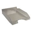 9002493115453-Exacompta Ecotray - Corbeille à courrier gris translucide-Angle gauche-1