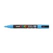 POSCA PC-3M - Marcador - permanente - azul claro - tinta pigmentada al agua - 0.9-1.3 mm - fino