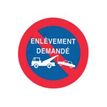 Pickup - Signo - no parking - redondo - 180 mm (diameter) - poliestireno