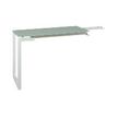 Retour direct pour bureau SUNDAY - L99 x H73 x P45 - Plateau en verre