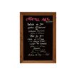 PROMOCOME PLV - Pizarra - montaje en pared - 400 x 530 mm - negro