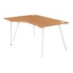 Gautier office Sunday - mesa - rectangular curvado (izquierda) - nogal