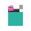 8715119760838-Pickup - Carton de lin - A4 (210 x 297 mm) - 215 g/m² - 10 feuilles - bleu turquoise-Avant-0