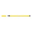 STABILO Pen 68 - Rotulador de punta de fibra - amarillo fluorescente - tinta al agua - 1 mm - medio