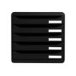Exacompta BIG-BOX PLUS Classic - Armario de cajones - 5 cajones - para A4 Plus - negro