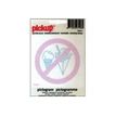 Pickup - Signo - no food allowed - 100 x 100 mm - autoadhesivo - vinilo