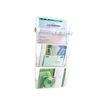 3462151701101-CEP ReCeption - Corbeille murale 3 compartiments - cristal-Angle gauche-0