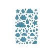 3609510910747-Maildor - 2 feuilles gommettes étoiles - bleu-Avant-0