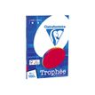 Clairefontaine TROPHEE - Rojo intenso - A4 (210 x 297 mm) - 160 g/m² - 50 hoja(s) papel normal