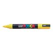 POSCA PC-5M - Marcador - permanente - amarillo - tinta pigmentada al agua - 1.8-2.5 mm - medio