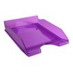 2012349308554-Exacompta Ecotray - Corbeille à courrier violet translucide-Angle gauche-1