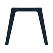 3253310162440-Bureau simple STEELY - L160 cm - Bureau suivant - Pieds carbone - plateau Blanc perle--1