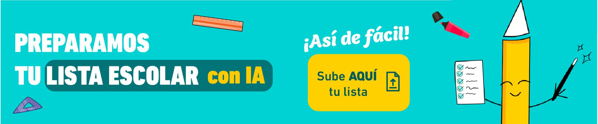 AGOSTO - LISTA ESCOLAR