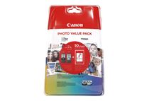 Canon PG-540L/CL-541XL Photo Value Pack - paquete de 2 - Alto rendimiento - negro, color (cian, magenta, amarillo) - original - brillante - kit de tanque de tinta / papel