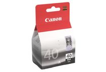 Canon PG-40BK - 16 ml - Alto rendimiento - negro pigmentado - original - cartucho de tinta - para FAX JX210; PIXMA iP1800, iP1900, iP2600, MP140, MP190, MP210, MP220, MP470, MX300, MX310
