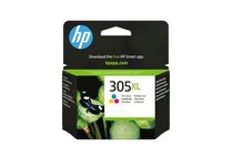HP 305XL - 5 ml - Alto rendimiento - color (cian, magenta, amarillo) - original - cartucho de tinta - para Deskjet 23XX, 27XX, 28XX, 41XX, 42XX; DeskJet Plus 41XX; ENVY 60XX, 64XX; ENVY Pro 64XX