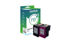 SWITCH - Paquete de 2 - negro, color (cian, magenta, amarillo) - compatible - refabricado - cartucho de tinta (alternativa para: HP 305XL) - para HP Deskjet 23XX, 27XX, 28XX, 41XX, 42XX; DeskJet Plus 41XX; ENVY 60XX, 64XX; ENVY Pro 64XX