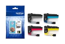 Brother - Paquete de 4 - negro, amarillo, cián, magenta - original - cartucho de tinta