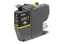 Brother LC421Y - Amarillo - original - cartucho de tinta - para Brother DCP-J1140DW, DCP-J1800DW, MFC-J1010DW, MFC-J1012DW