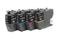 Brother LC421 - Paquete de 4 - negro, amarillo, cián, magenta - original - cartucho de tinta - para Brother DCP-J1140DW, MFC-J1010DW, MFC-J1012DW