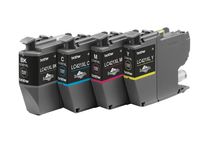 Brother LC421XL - Paquete de 4 - XL - negro, amarillo, cián, magenta - original - cartucho de tinta - para Brother DCP-J1140DW, MFC-J1010DW, MFC-J1012DW