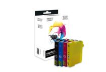 SWITCH - Paquete de 4 - negro, amarillo, cián, magenta - compatible - refabricado - cartucho de tinta - para Epson WorkForce WF-2010, 2510, 2520, 2530, 2540, 2630, 2650, 2660, 2750, 2760