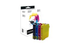 SWITCH - Paquete de 4 - XL - negro, amarillo, cián, magenta - compatible - cartucho de tinta - para Epson Expression Home XP-2150, 2155, 3150, 3155, 4150, 4155; WorkForce WF-2840, 2845, 2870