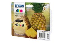 Epson 604 Multipack - Paquete de 4 - negro, amarillo, cián, magenta - original - blíster - cartucho de tinta - para Expression Home XP-2200, 2205, 3205, 4200, 4205; WorkForce WF-2910, 2930, 2935, 2950