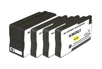 UPrint H-963XL PACK - Paquete de 4 - negro, amarillo, cián, magenta - compatible - caja para colgar - refabricado - cartucho de tinta (alternativa para: HP 3YP35AE) - para HP Officejet Pro 90XX