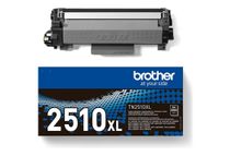 Brother TN-2510XL - Super High Capacity - negro - original - caja - cartucho de tóner - para Brother DCP-L2620, L2627, L2660, HL-L2400, L2445, L2447, MFC-L2800, L2827, L2860