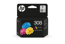 HP 308 - Cián, magenta, amarillo - original - caja - cartucho de tinta