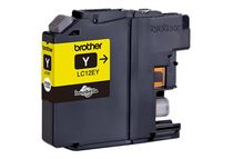 Brother LC12EY - Capacidad XL - amarillo - original - cartucho de tinta - para Brother MFC-J6925DW