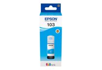 Epson 103 - 65 ml - cián - original - recarga de tinta - para Epson L1210, L3210, L3211, L3250, L3251, L3256, L3260, L3266, L5296; EcoTank L11050, L1250