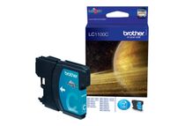 Brother LC1100C - Cián - original - cartucho de tinta - para Brother DCP-185, 385, 395, 585, J715, MFC-490, 5490, 5890, 5895, 6890, 790, 795, 990, J615
