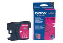 Brother LC1100M - Magenta - original - cartucho de tinta - para Brother DCP-185, 385, 395, 585, J715, MFC-490, 5490, 5890, 5895, 6890, 790, 795, 990, J615