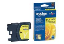 Brother LC1100Y - Amarillo - original - cartucho de tinta - para Brother DCP-185, 385, 395, 585, J715, MFC-490, 5490, 5890, 5895, 6890, 790, 795, 990, J615