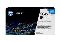 HP 504X - Alto rendimiento - negro - original - LaserJet - cartucho de tóner (CE250X) - para Color LaserJet CM3530, CM3530fs, CP3525, CP3525dn, CP3525n, CP3525x, CP3527, CP3529