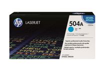 HP 504A - Cián - original - LaserJet - cartucho de tóner (CE251A) - para Color LaserJet CM3530 MFP, CM3530fs MFP, CP3525, CP3525dn, CP3525n, CP3525x