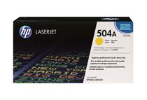 HP 504A - Amarillo - original - LaserJet - cartucho de tóner (CE252A) - para Color LaserJet CM3530 MFP, CM3530fs MFP, CP3525, CP3525dn, CP3525n, CP3525x
