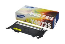 Samsung CLT-Y4072S - Amarillo - original - cartucho de tóner (SU472A) - para Samsung CLP-325, CLX-3180, CLX-3185, CLX-3186