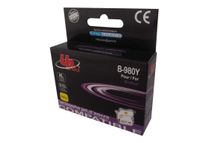 UPrint B-980Y - 12 ml - tamaño XL - amarillo - compatible - cartucho de tinta (alternativa para: Brother LC1100Y, Brother LC980Y) - para Brother DCP-145, 163, 167, 193, 195, 197, 365, 373, 375, 377, MFC-250, 255, 290, 295, 297
