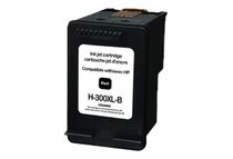 UPrint H-300XLB - 20 ml - Capacidad XL - negro - compatible - refabricado - cartucho de tinta (alternativa para: HP CC641EE) - para HP Deskjet F2430, F2483, F2488, F4213; ENVY 100 D410, 11X D411, 120; Photosmart C4685