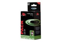 UPrint H-300XL PACK - Paquete de 2 - tamaño XL - negro, color (cian, magenta, amarillo) - compatible - refabricado - cartucho de tinta (alternativa para: HP 300XL) - para HP Deskjet F2430, F2483, F2488, F4213; ENVY 100 D410, 11X D411, 120; Photosmart C46
