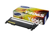 Samsung CLT-Y406S - Amarillo - original - cartucho de tóner (SU462A) - para Samsung CLX-3300, 3302, 3303, 3304, 3305, 3306, 3307, SCX-3300, 3301, 3305, 3306