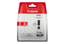 Canon PGI-550PGBK XL - 22 ml - Alto rendimiento - negro - original - depósito de tinta - para PIXMA iP8750, iX6850, MG5550, MG5650, MG5655, MG6450, MG6650, MG7150, MG7550, MX725, MX925